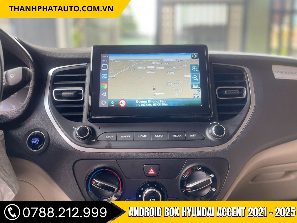 Android Box Cho Accent 2021 - 2025