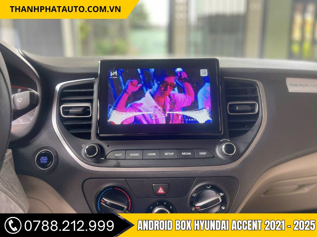 Android Box Cho Accent 2021 - 2025