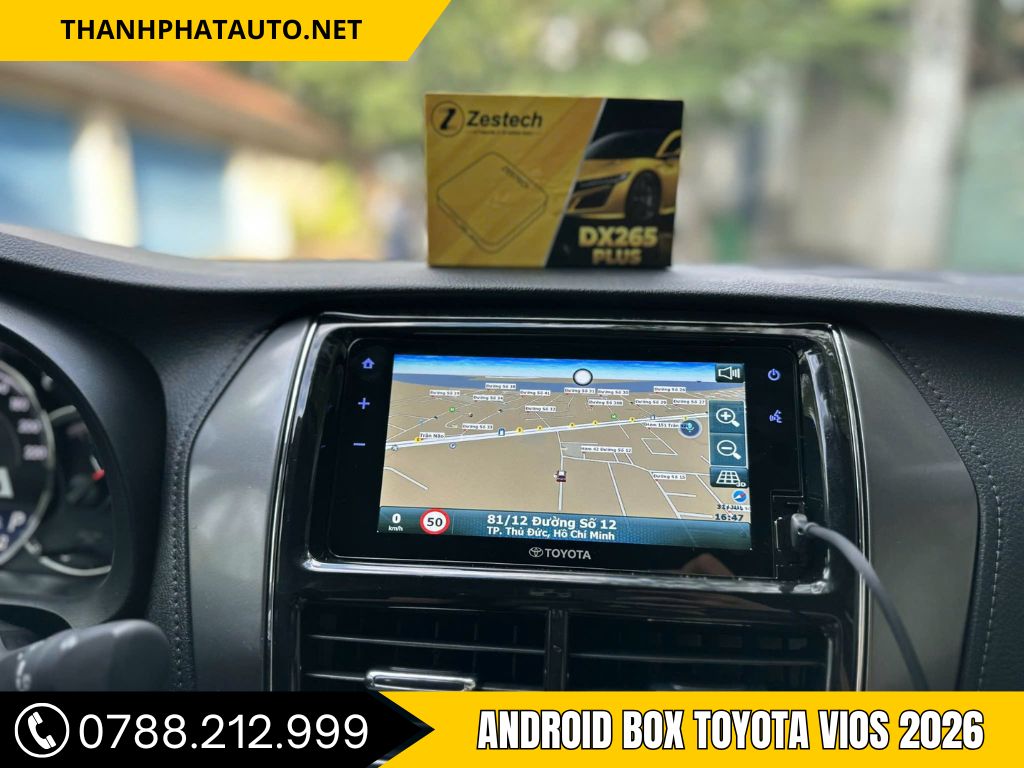 Độ Android Box Toyota Vios 2026