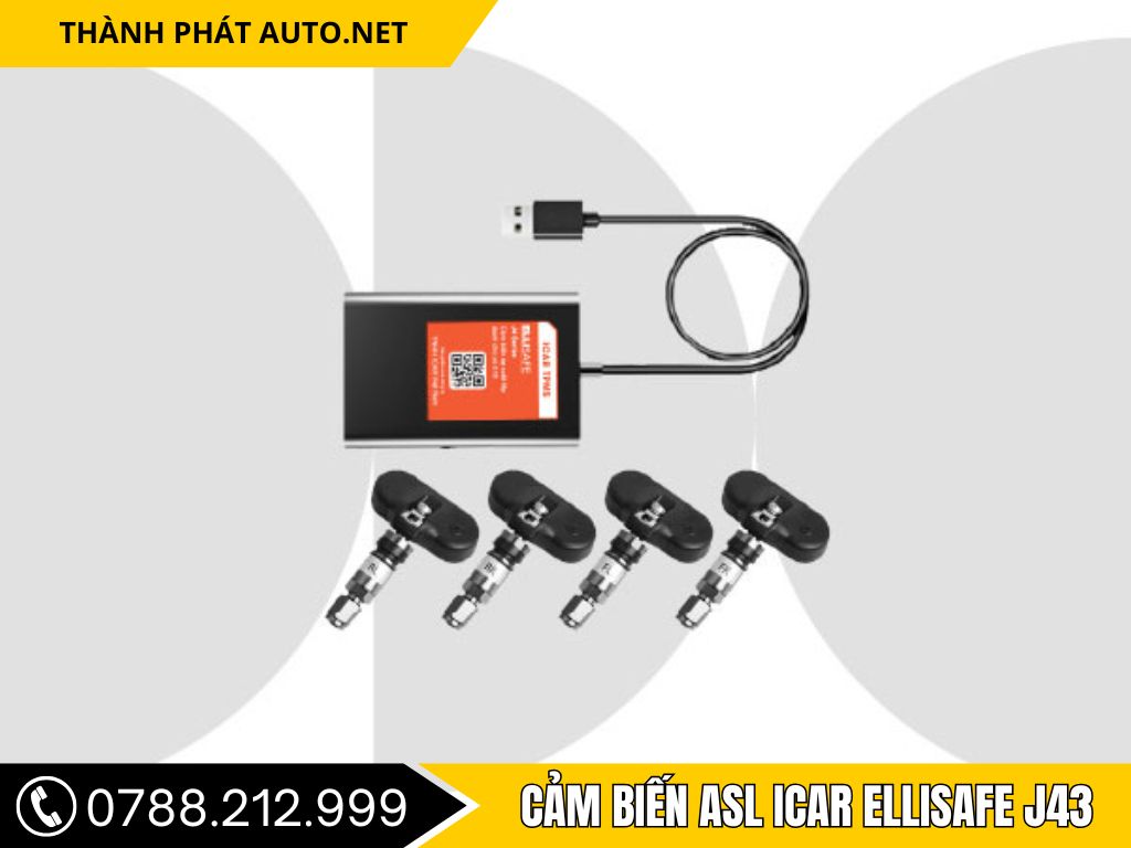 Cảm Biến Áp Suất Lốp ICAR Ellisafe J43 – Lắp Đặt An Toàn Cho Mazda Tại Thành Phát Auto