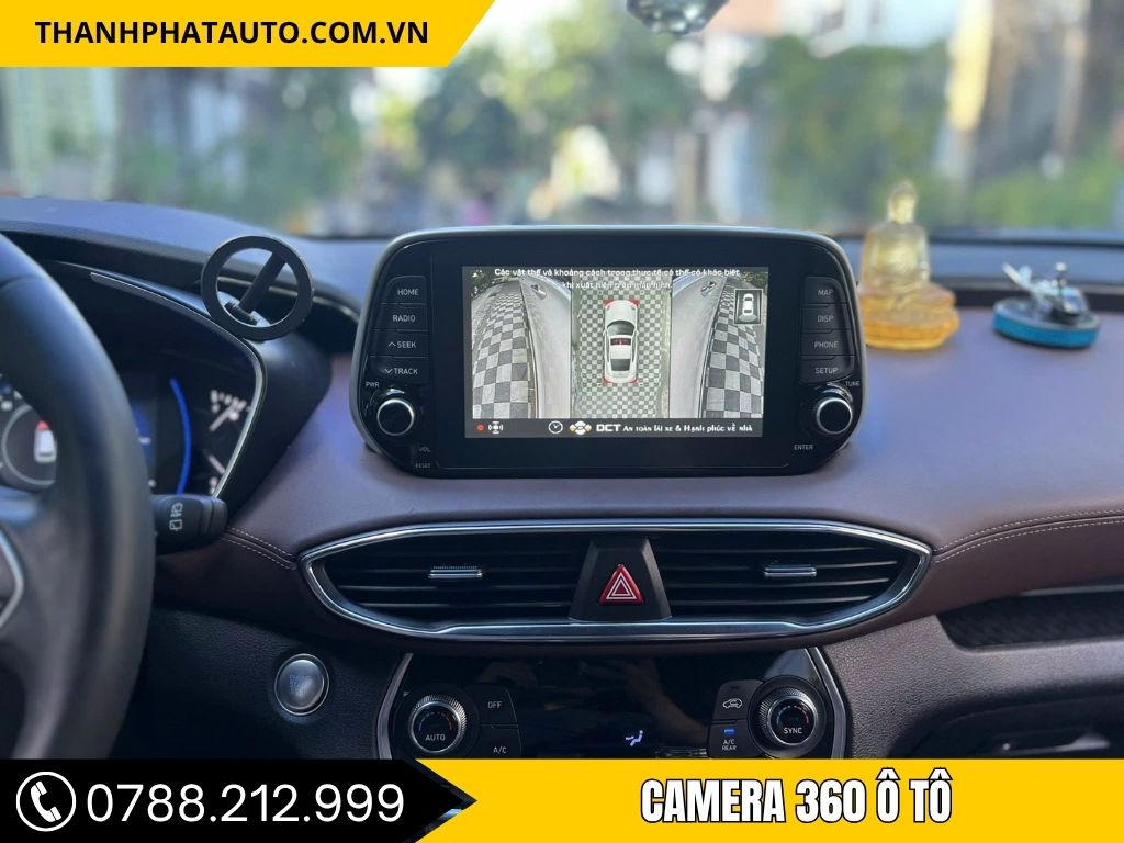 Camera 360 ô tô Hyundai SantaFe