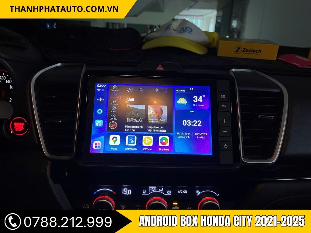 Android Box Honda City 2021-2025