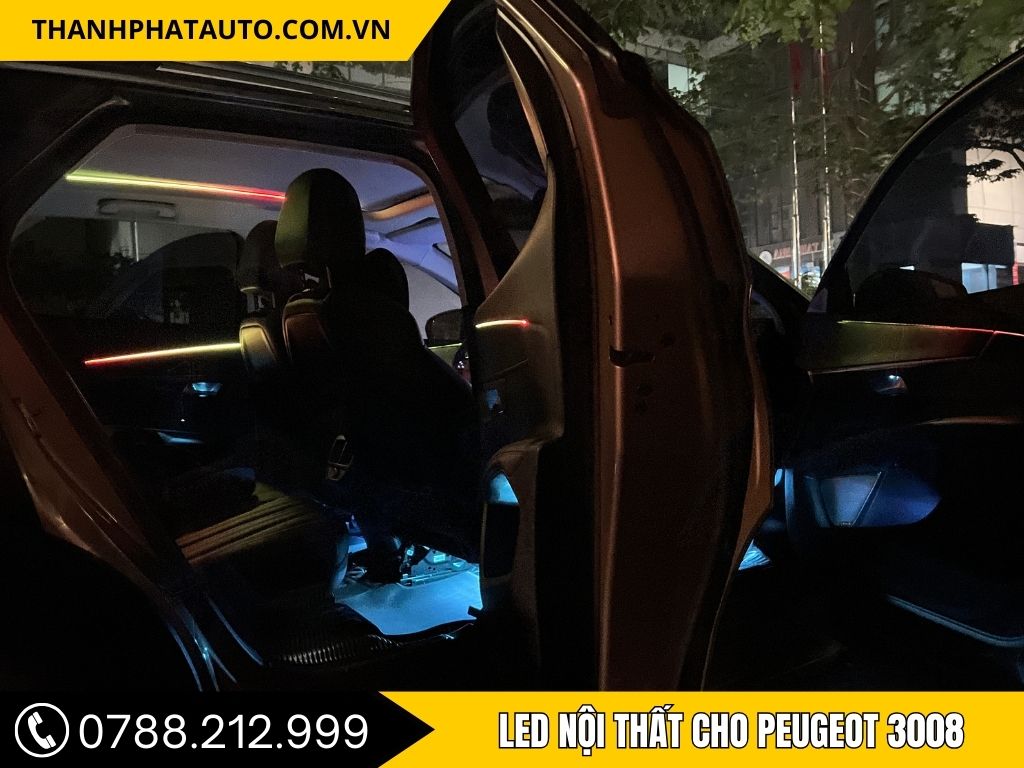 LED Viền Nội Thất Peugeot 3008