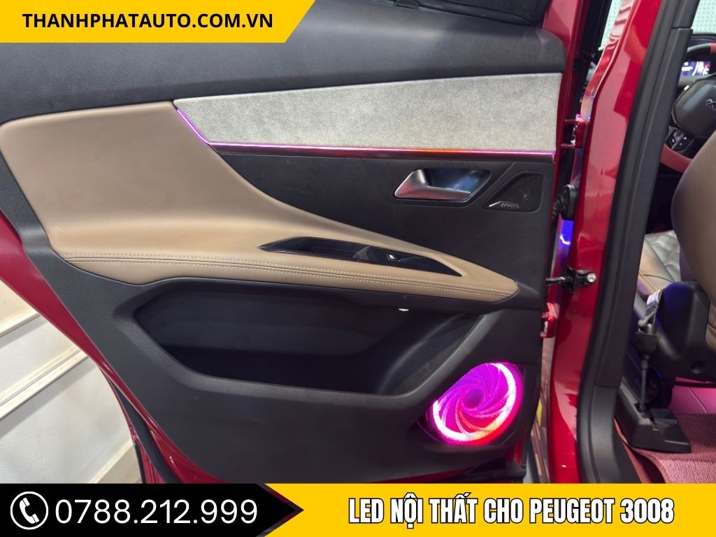 LED Viền Nội Thất Peugeot 3008