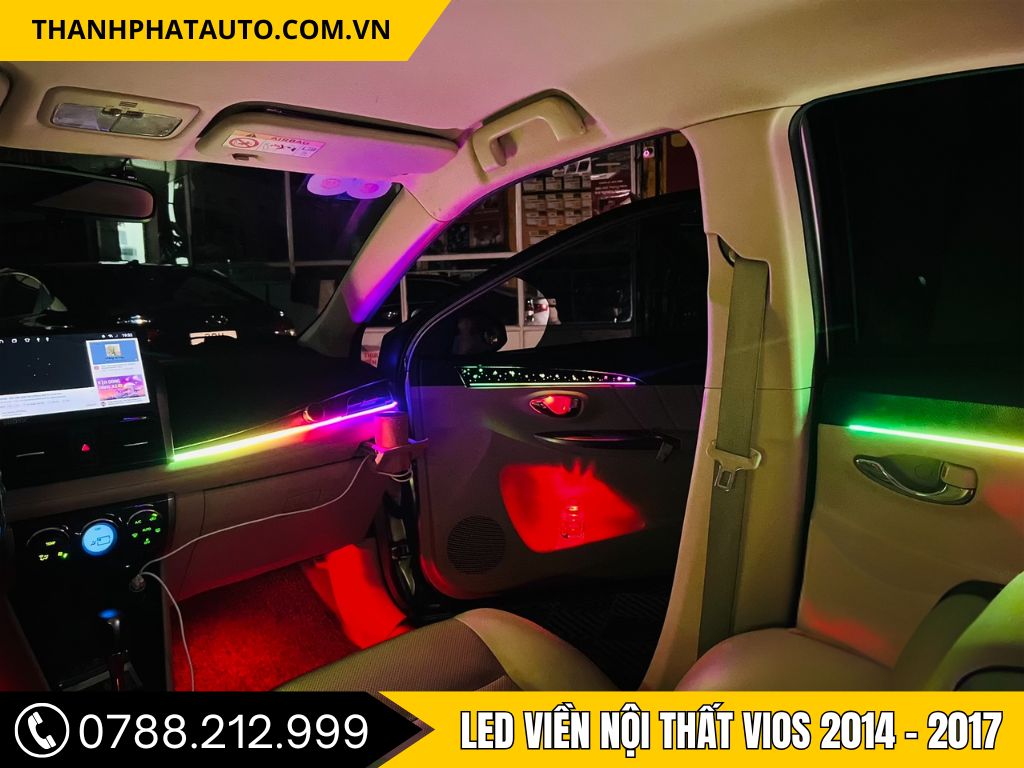LED Nội Thất Ô Tô Vios 2014 - 2017