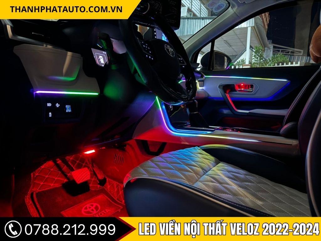 Led Viền Nội Thất Ô Tô Toyota Veloz 2022 - 2024