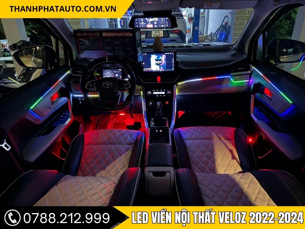 Led Viền Nội Thất Ô Tô Veloz 2022 - 2024