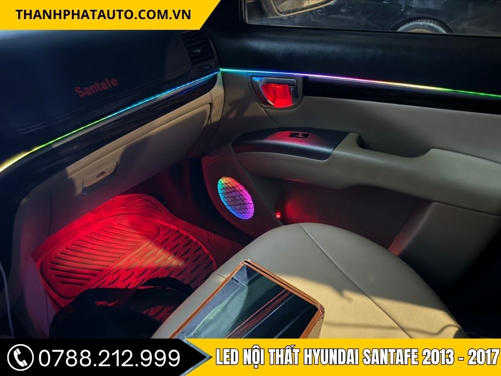 Led nội thất Hyundai SantaFe 2013-2017