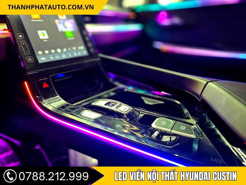 Led viền nội thất cho ô tô 