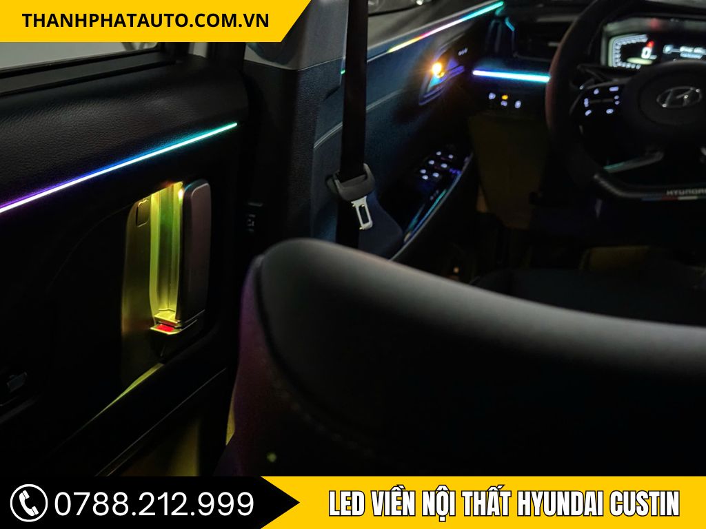 Led viền nội thất cho ô tô 