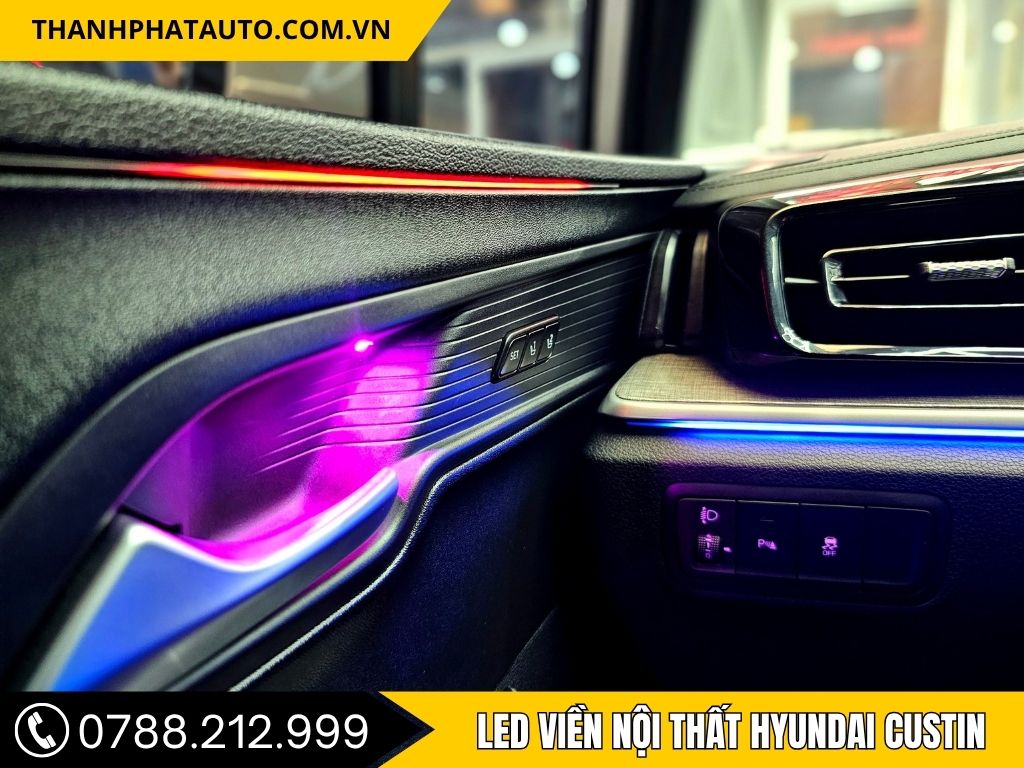 Led viền nội thất cho ô tô 