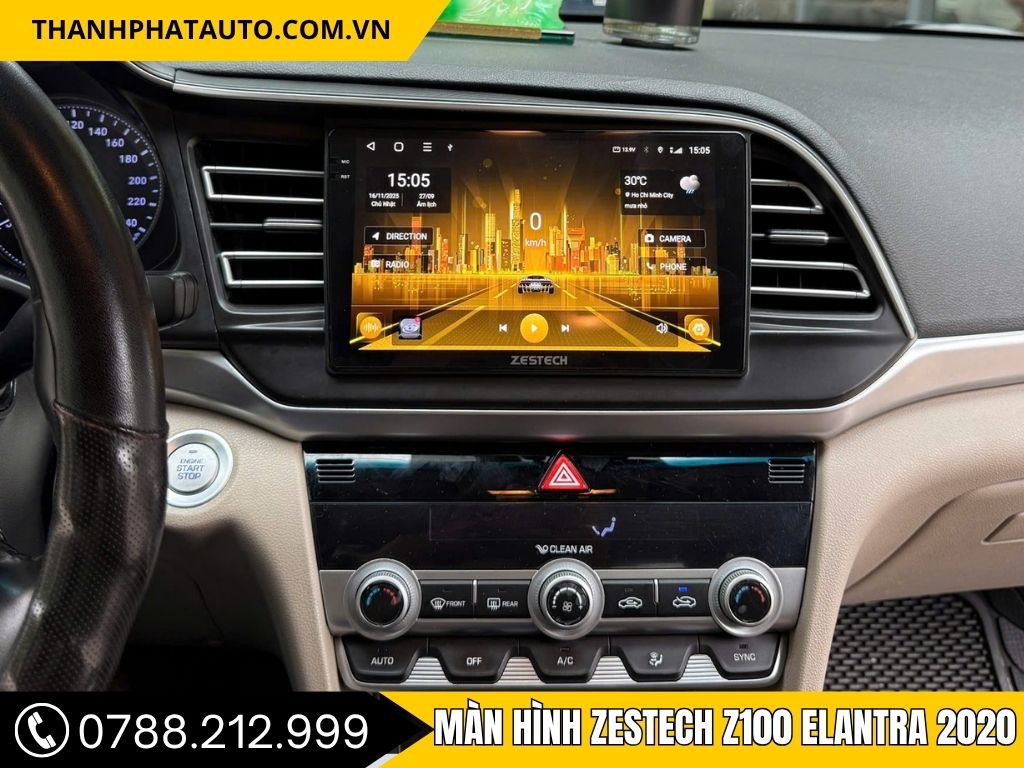 Màn Hình Android Zestech Z100 Cho Elantra 2020