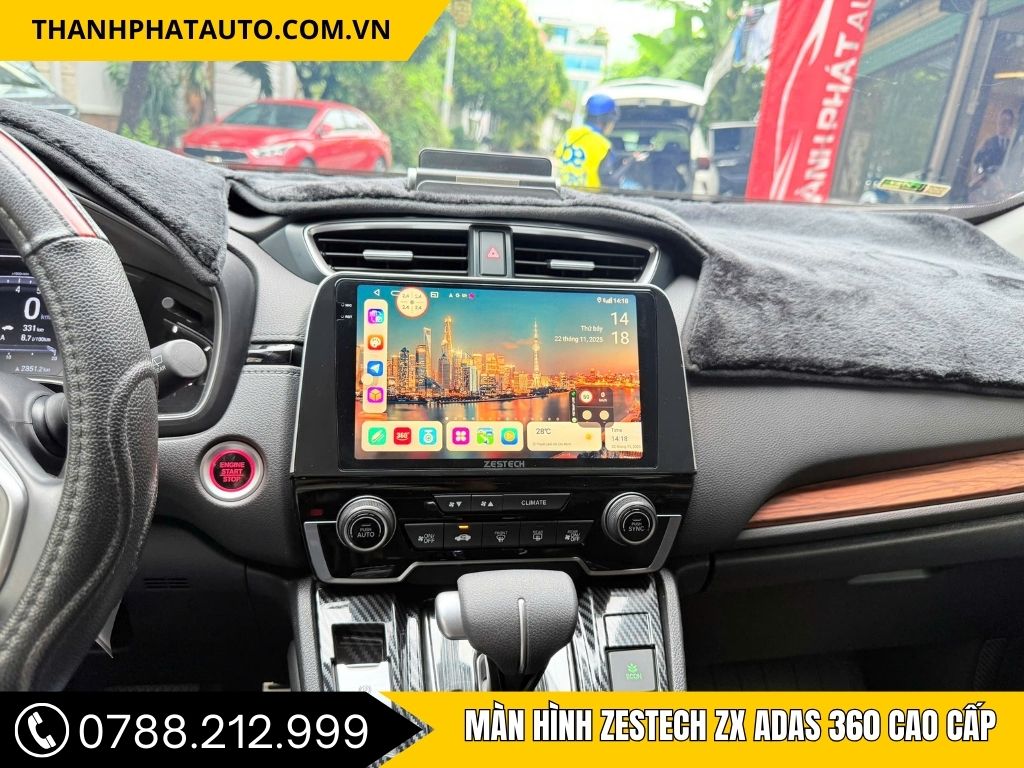 Màn Hình Zestech ZX ADAS 360 Cao Cấp Cho Honda CRV 2020