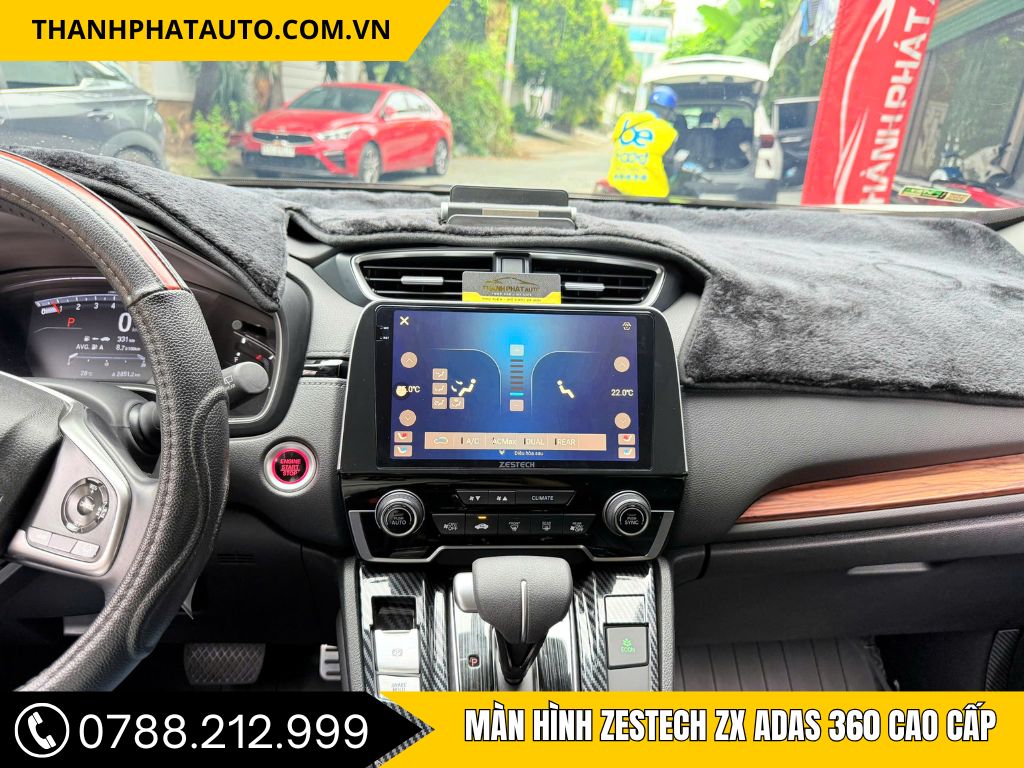 Màn Hình Zestech ZX ADAS 360 Cao Cấp Cho Honda CRV 2020