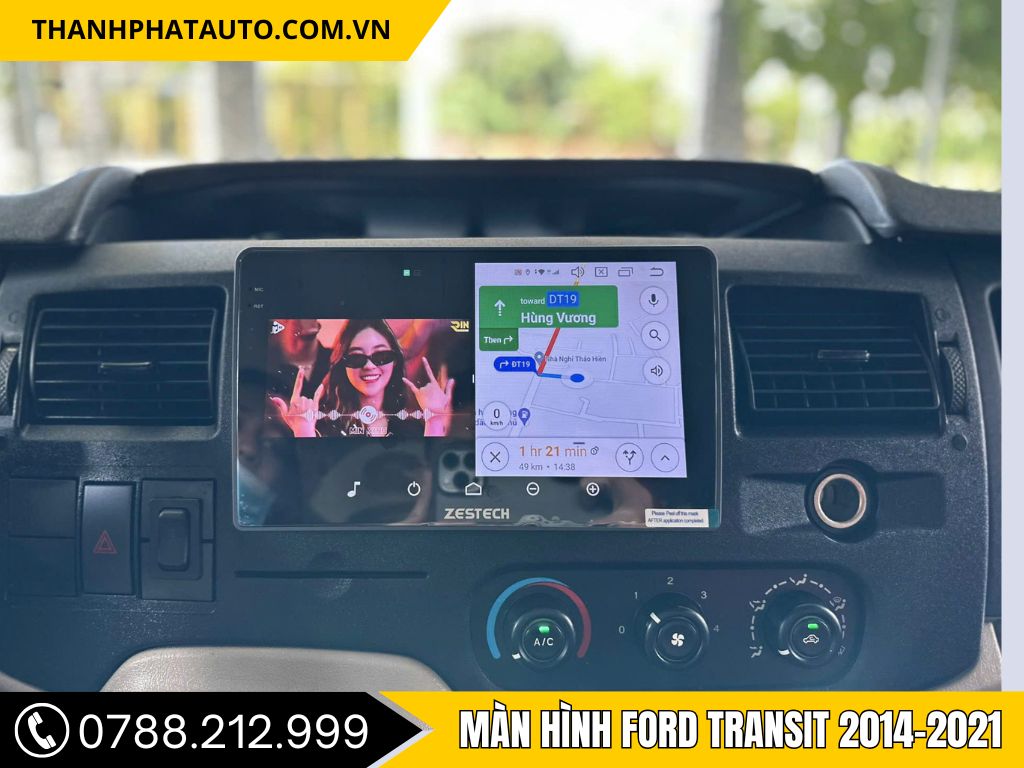 Màn Hình Android Ford Transit 2014-2021