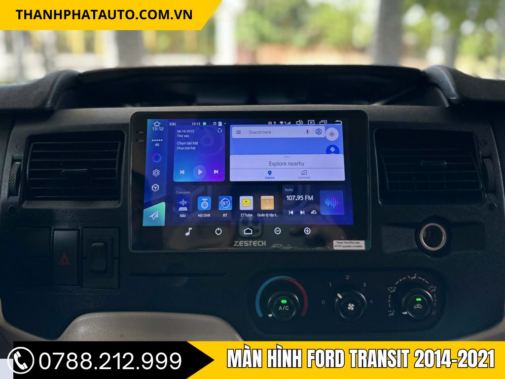 Màn Hình Android Ô Tô Ford Transit 2014-2021