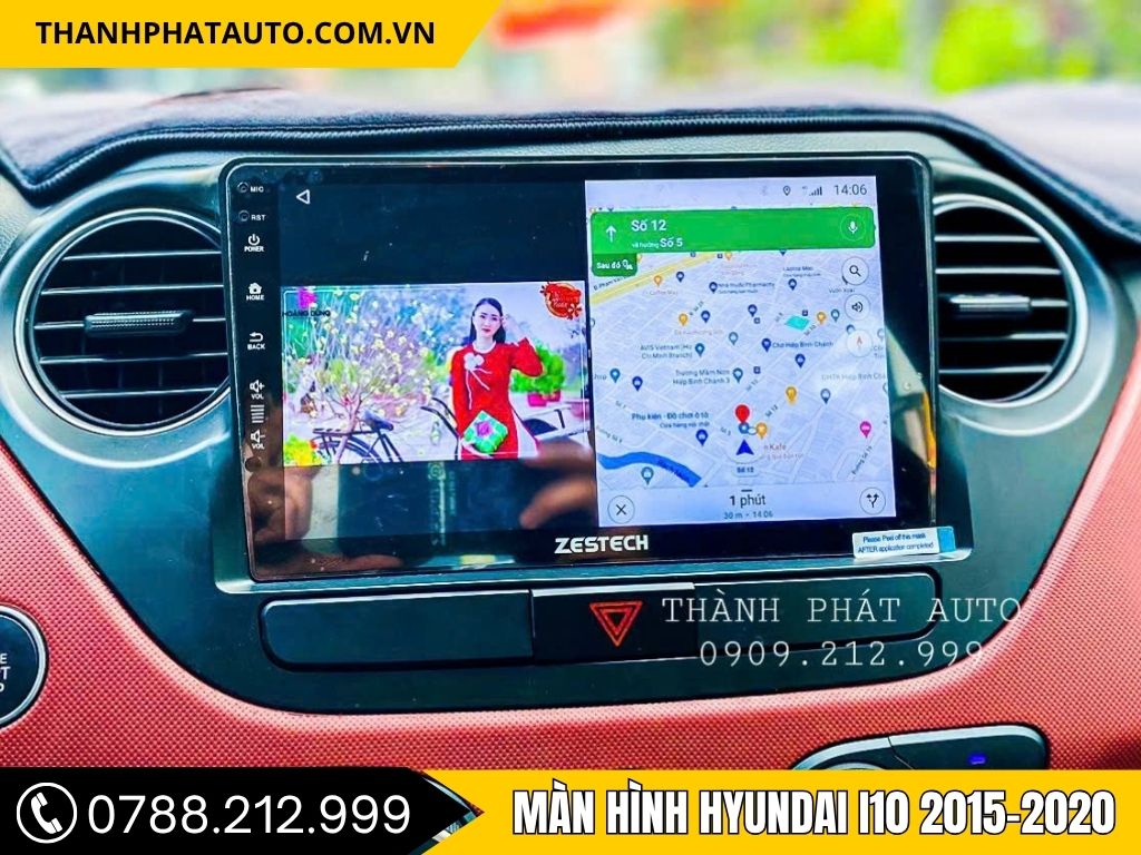 Màn Hình Android Hyundai i10 2015-2020