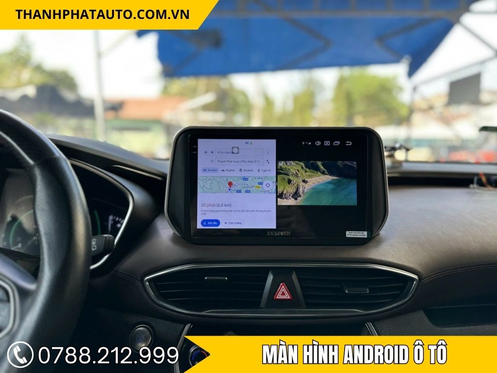 Màn hình Android Hyundai SantaFe