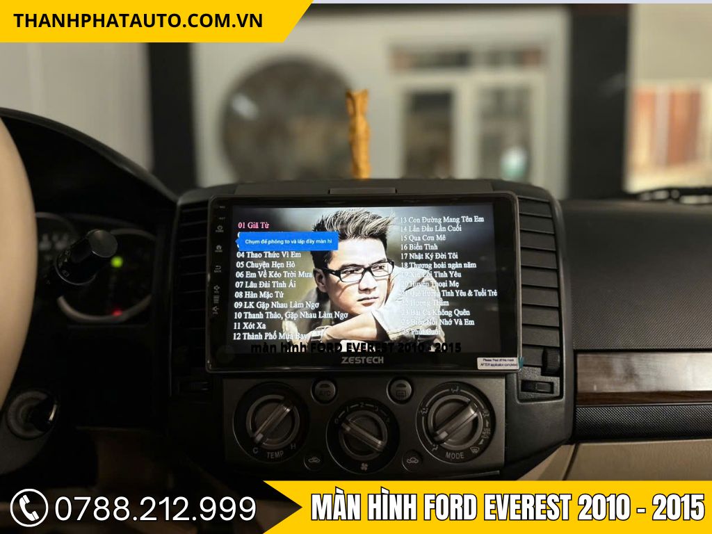 Màn Hình Android Ford Everest 2010–2015