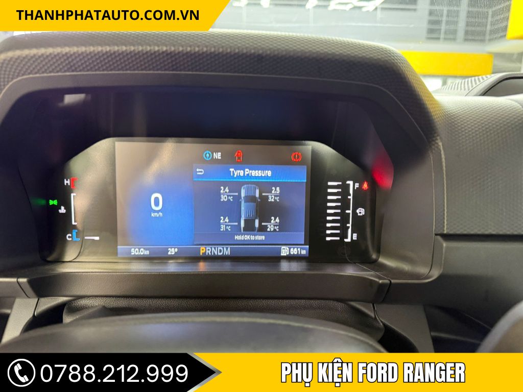 Phụ kiện cảm biến áp suất lốp Ford Ranger XLS 2025