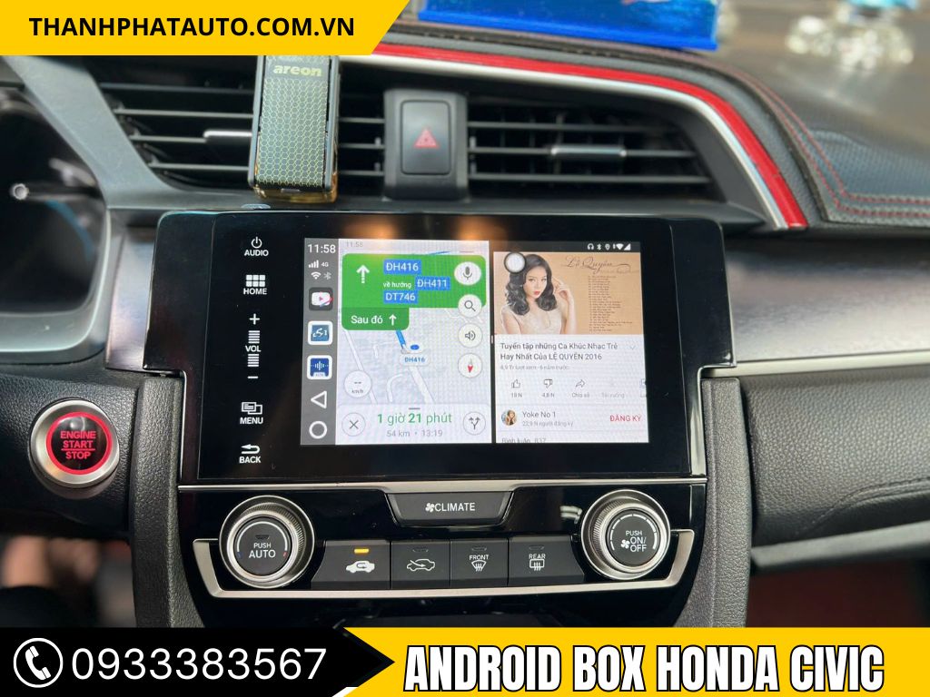 Android Box Honda Civic