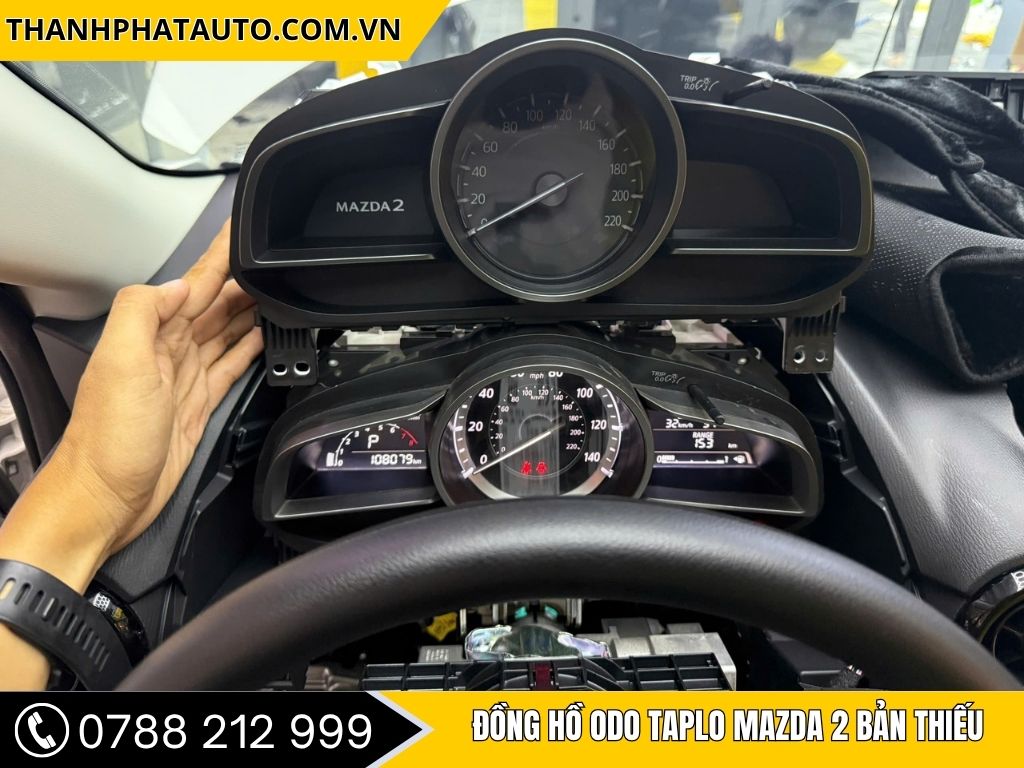 Đồng hồ ODO Taplo Mazda 2 bản thiếu