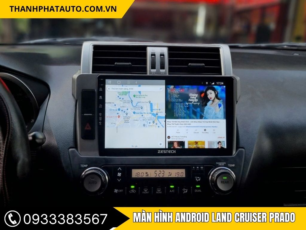 Màn Hình Android Land Cruiser Prado