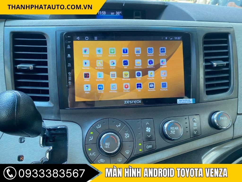 Màn Hình Android Toyota Venza