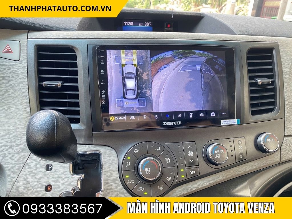 Màn Hình Android Toyota Venza