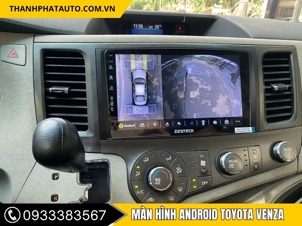Màn Hình Android Toyota Venza