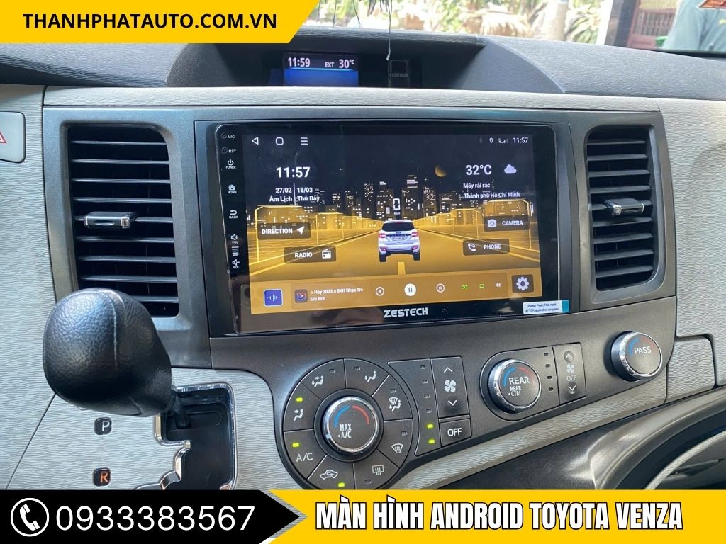 Màn Hình Android Toyota Venza