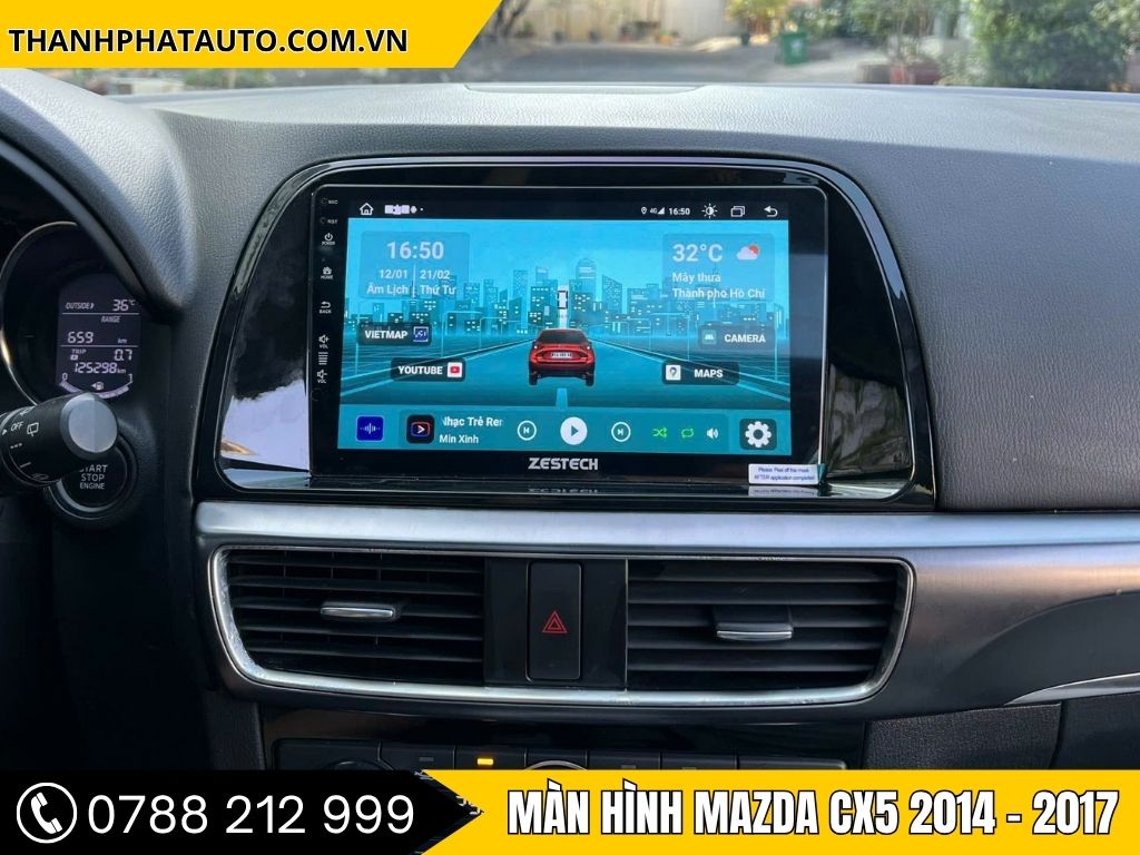 Màn hình Mazda CX5 2017
