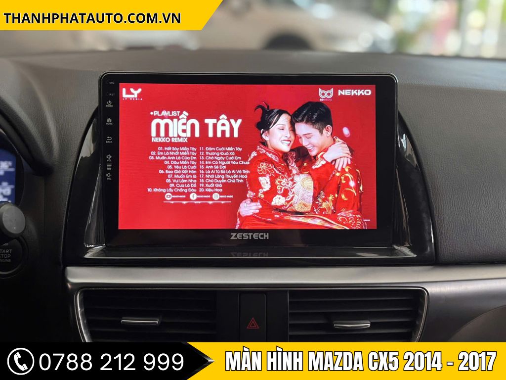 Màn hình Mazda CX5 2016