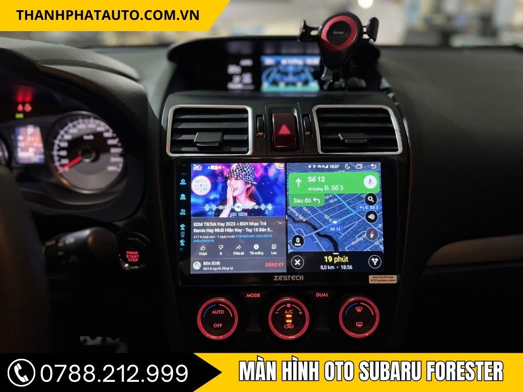 màn hình ô tô Subaru Forester