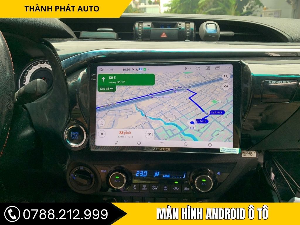 Phụ Kiện Toyota Hilux 2026 – Màn Hình Android Ô Tô