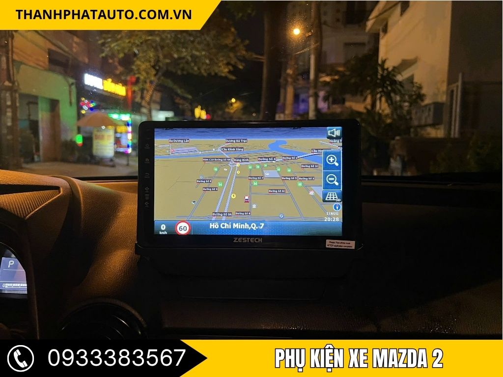 Trang bị màn hình Android Zestech cho Mazda2 tại Tây Ninh giúp nâng cấp hệ thống giải trí, tích hợp các tính năng như GPS, xem video và nghe nhạc trực tuyến, tạo nên không gian giải trí hoàn hảo cho hành trình của bạn.