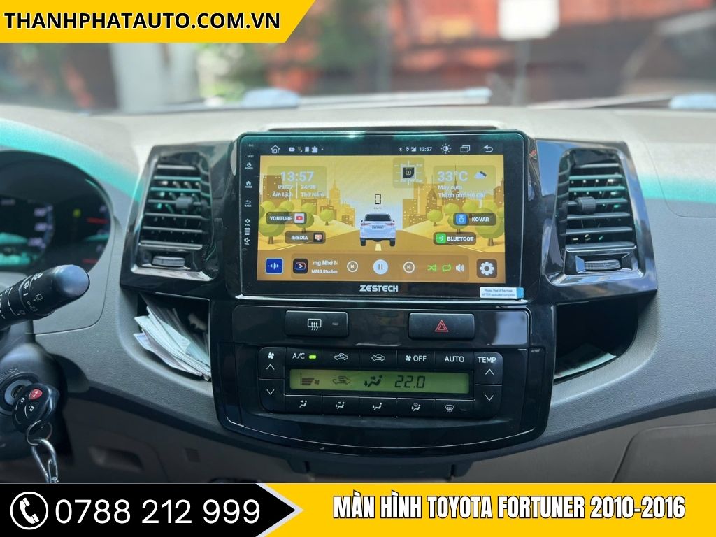 Màn hình Android Toyota Fortuner 2010-2016
