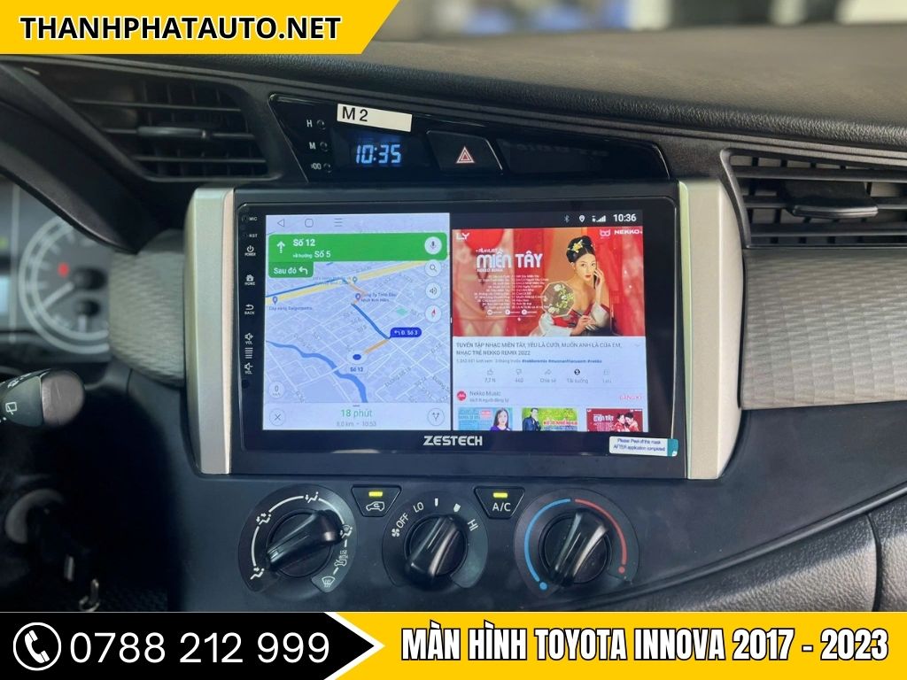 Màn Hình Android Toyota Innova 2017-2023