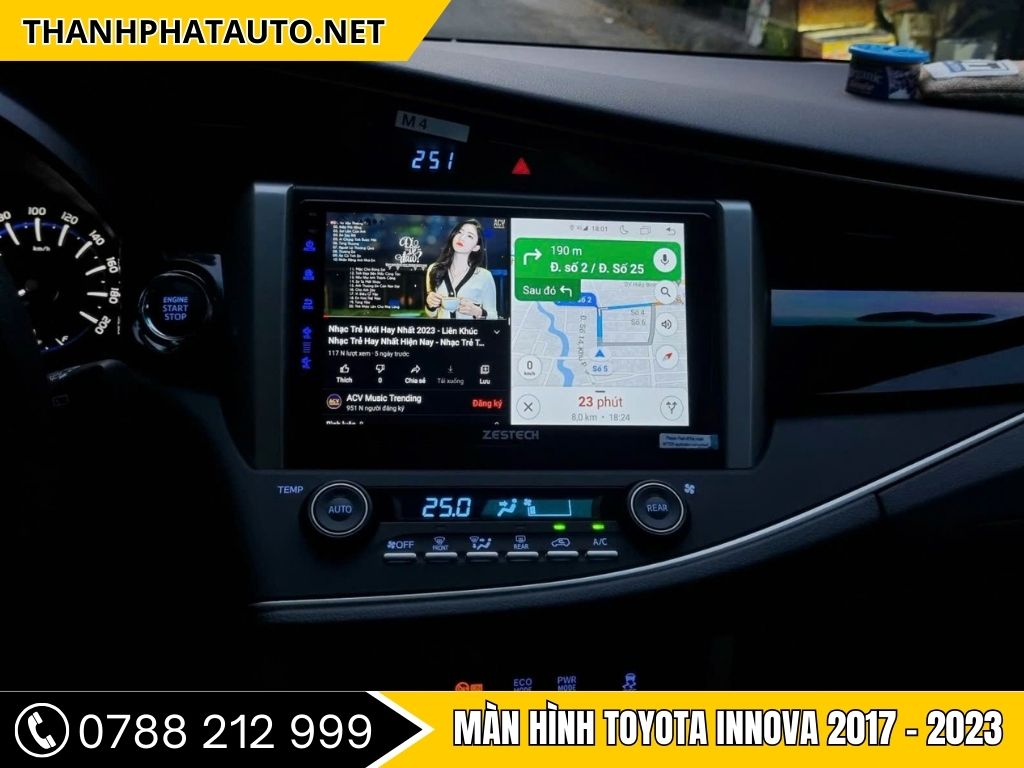 Màn Hình Android Toyota Innova 2017-2023