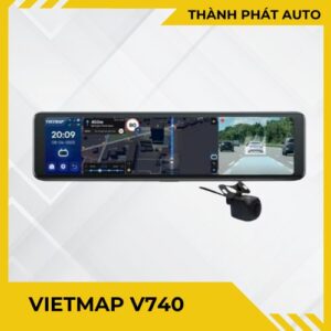 Camera Hành Trình Gương VietMap V740 Cho Ô Tô