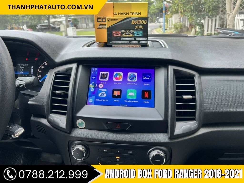 Android Box Ford Ranger 2018-2021