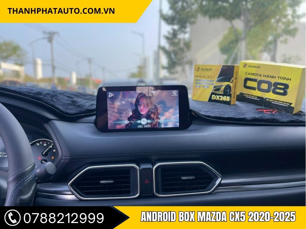 Android Box cho xe Mazda CX5 2020-2025 tại Thành Phát Auto, nâng cấp hệ thống giải trí thông minh với màn hình cảm ứng sắc nét và tính năng kết nối đa dạng.