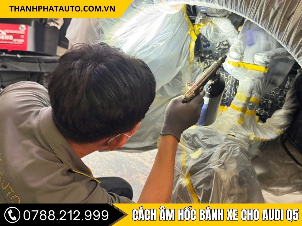 Hình Ảnh Cách Âm Hốc Bánh Xe Cho Audi Q5