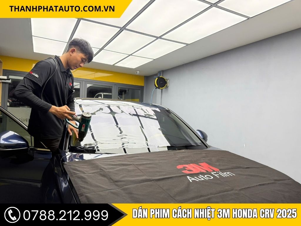Hình Ảnh Dán Phim Cách Nhiệt 3M Honda CRV 2025