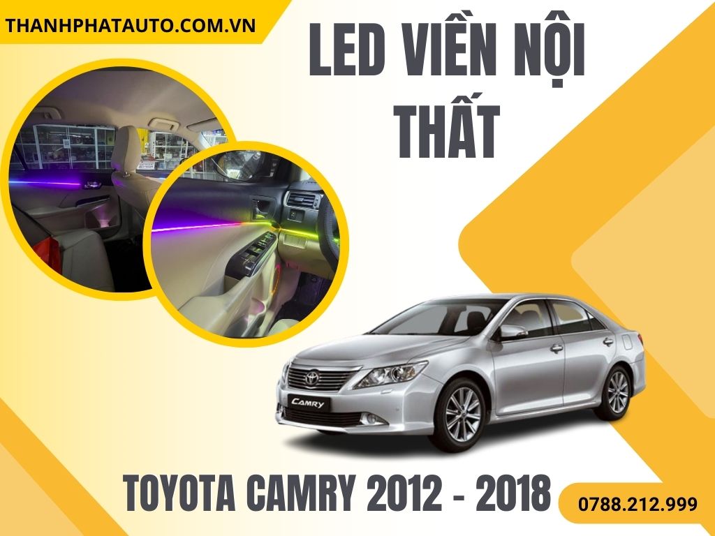 Hình Ảnh Led Viền Cho Toyota Camry 2012 - 2018
