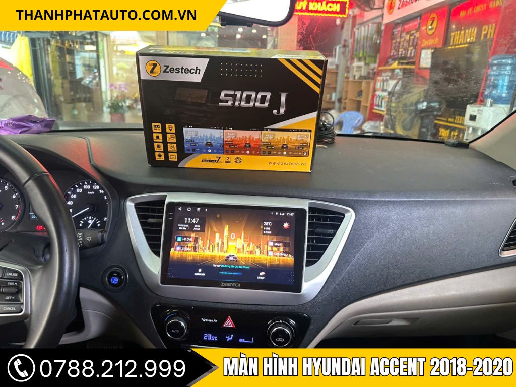 Màn Hình Hyundai Accent 2018-2020