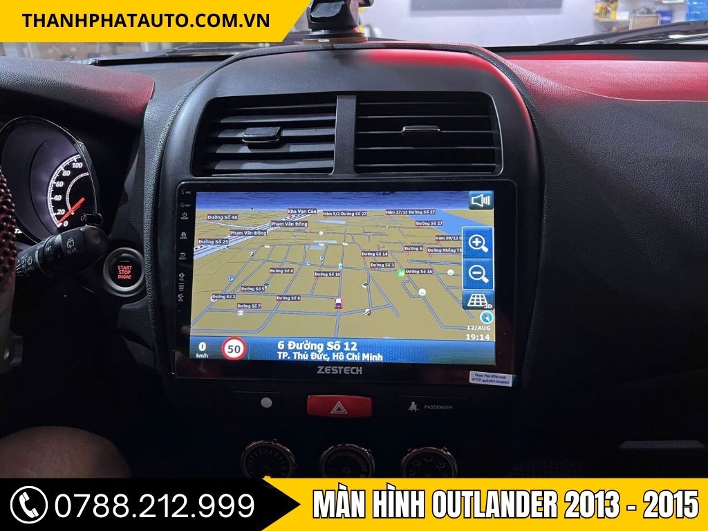 Hình Ảnh Màn Hình Android Cho Mitsubishi Outlander 2013, 2014, 2015 