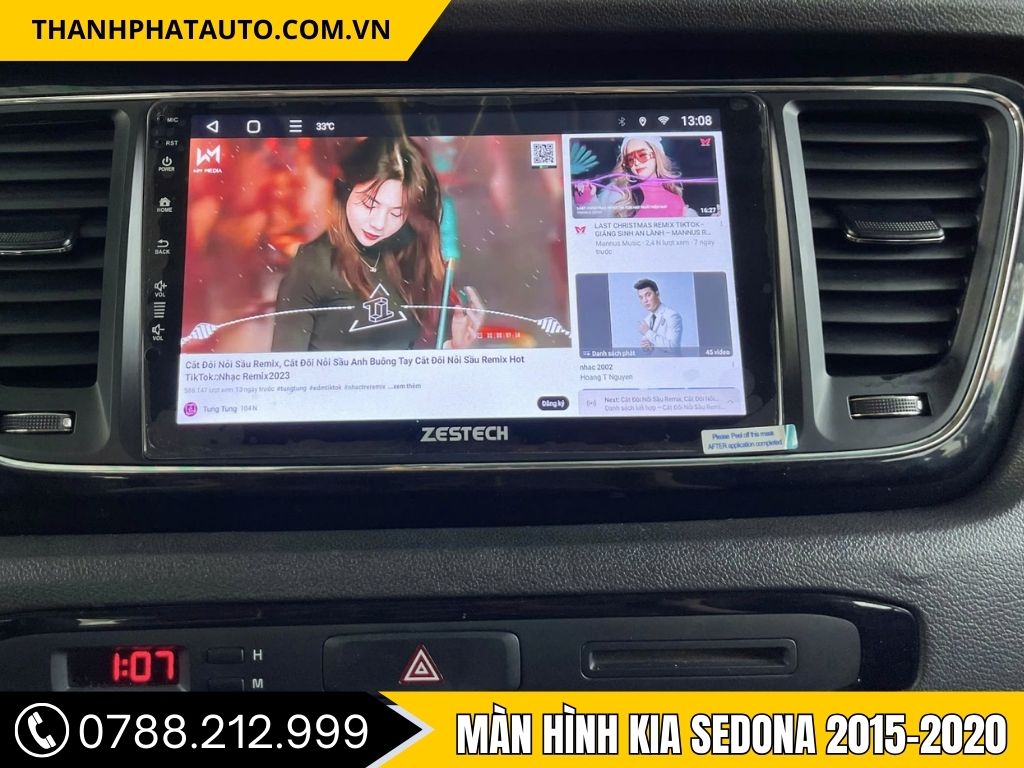 Màn Hình Kia Sedona 2015–2020