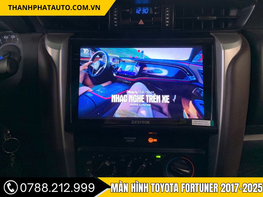 Màn Hình Android Toyota Fortuner 2017–2025