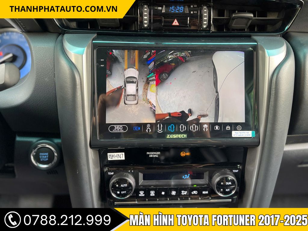 Màn Hình Toyota Fortuner 2017-2025